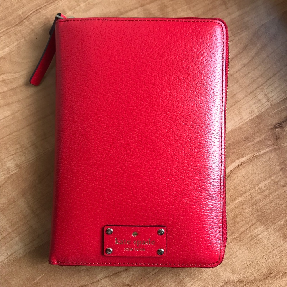 NEW Red Kate Spade Wellesley Planner